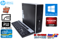 SSD&HDD1TB メモリ8G 中古パソコン HP 8200 Elite SF 4コア8スレッド Core i7 2600 (3.40GHz) Windows10 64bit Radeon 【2画面出力可能】