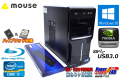 Blu-ray ミニタワー メモリ32G 中古パソコン mouse Mpro-i512GX Core i7 3770 (3.40GHｚ) SSD256G HDD500G Quadro K2000D Windows10 64bit