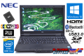 中古ノートパソコン NEC VersaPro VK30H/D-M Core i7 4610M (3.00GHz) メモリ8GB SSD256G Wi-Fi(ac) マルチ USB3.0 Windows10