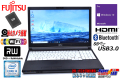 Webカメラ 中古ノートパソコン 富士通 LIFEBOOK A577/RW 第7世代 Core i3 7100U (2.40GHz) メモリ4G 新品SSD Windows10 Wi-Fi (ac) マルチ Bluetooth HDMI