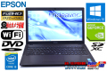 GeForce Webカメラ 中古ノートパソコン フルHD EPSON Endeavor NJ5950E Core i5 4210M メモリ8G HDD1000G DVD Wi-Fi Windows10