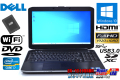 フルHD 中古ノートパソコン DELL Latitude E5530 Core i7 3540M メモリ8G SSD256G DVD Wi-Fi USB3.0 HDMI SDXC Windows10