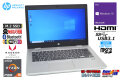 ノートパソコン 14.0型 HP ProBook 645 G4 Ryzen Pro 3 2300U メモリ8G M.2SSD256G Wi-Fi Webカメラ USBType-C Windows10