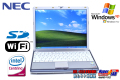WindowsXP 中古ノートパソコン NEC VersaPro VY10A/C-5 Core2Duo U7500 (1.06GHz) WiFi メモリ1.5G USB SD XP&Vistaリカバリ付