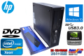 Windows10 64bit HP Z220 WorkStation SFF Xeon E3-1270 v2(3.50GHz) メモリ4G USB3.0 NVIDIA 中古ワークステーション