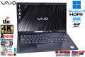 UltraHD(4K) 14.0型 LTE Wi-Fi6 VAIO Pro PK VJPK13C12N Core i7 1065G7 IrisPlus メモリ16G M.2SSD256G USBType-C Webカメラ Windows11
