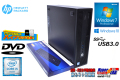 Windows7 中古パソコン HP ProDesk 600 G2 SFF 4コア Core i5 6500 メモリ8G SSD256G(新品) HDD1000G Windows10リカバリ付