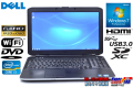 フルHD 15.6w液晶 中古ノートパソコン DELL Latitude E5530 Core i3 3110M (2.40GHz) Windows7 64bit メモリ4G DVD WiFi USB3.0