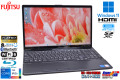 Blu-ray フルHD 富士通 LIFEBOOK AH53/F3 Core i7 1195G7 IrisXe メモリ16G M.2SSD512B Wi-Fi6 顔認証 カメラ USBType-C Windows11