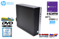 メモリ16G HP ProDesk 600 G4 SFF 6コア12スレッド Core i7 8700 m.2SSD256G HDD2TB DVD USBType-C Windows10