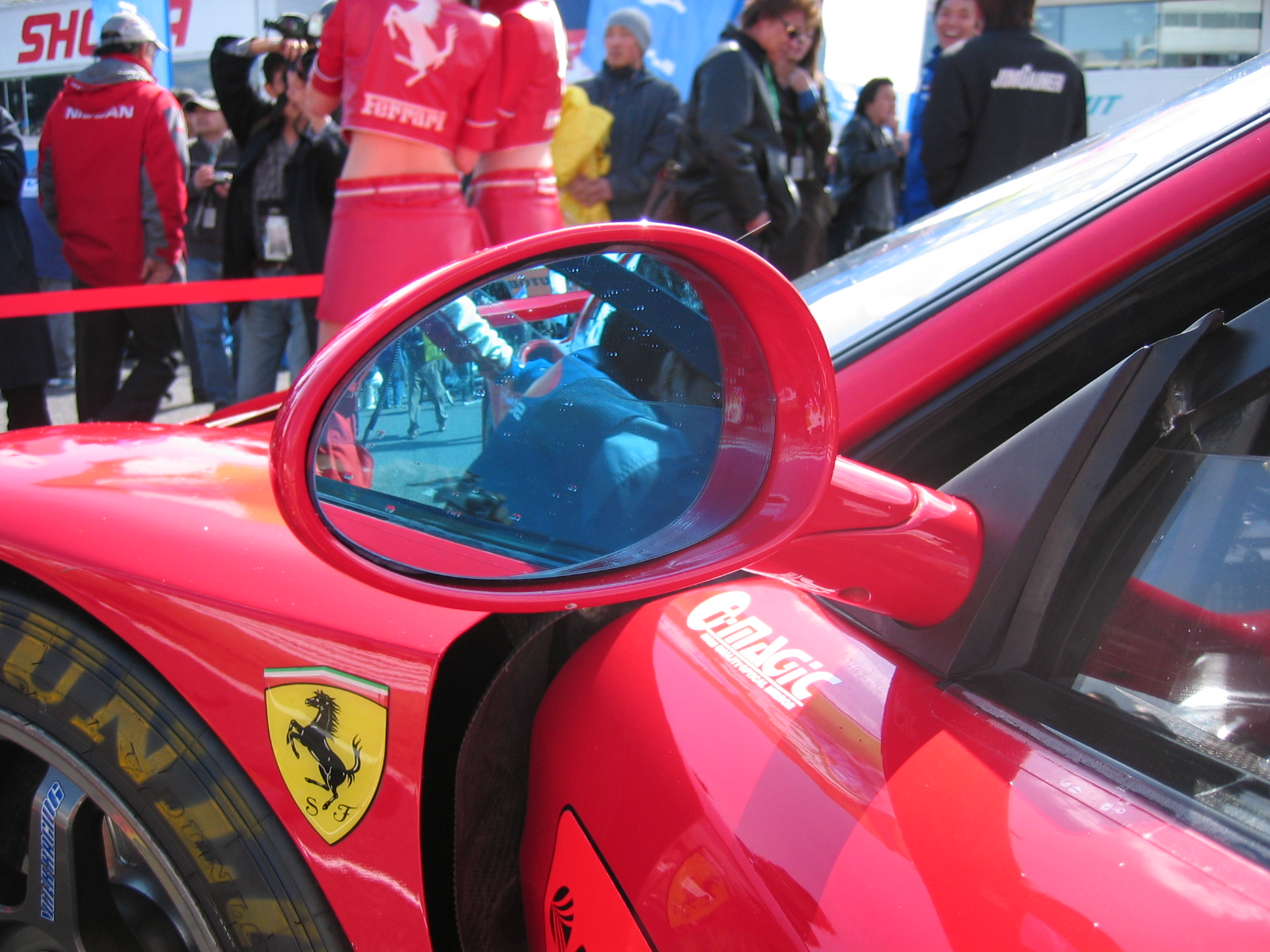 ワイドミラー　FERRARI　360　親水タイプ