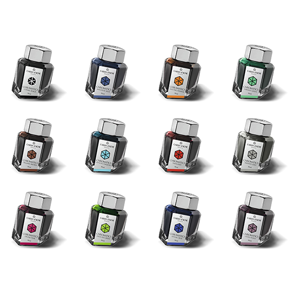 レビュー高評価のおせち贈り物 カランダッシュ（CARAN d'ACHE） クロマティ 消耗品ボトルインク 筆記具