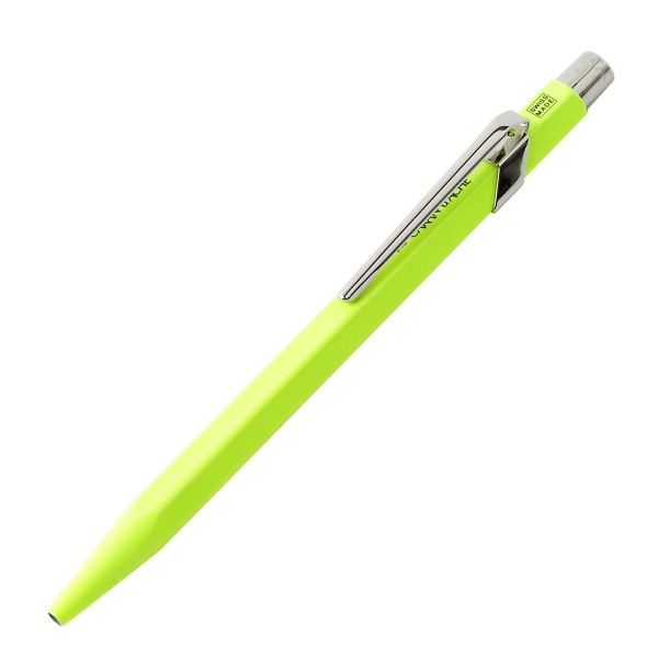 【お取り寄せ】カランダッシュ（CARAN d'ACHE） 849 POPLINE 蛍光イエロー ボールペン NF0849-970 メール便可