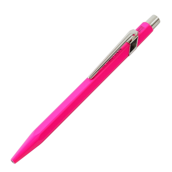 【お取り寄せ】カランダッシュ（CARAN d'ACHE） 849 POPLINE 蛍光ピンク ボールペン NF0849-590 メール便可