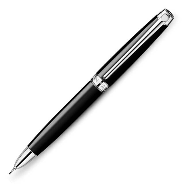 【お取り寄せ】カランダッシュ（CARAN d'ACHE） Leman レマン Bi-Function Ebony Black バイファンクション エボニーブラック 多機能ペン 4759-782