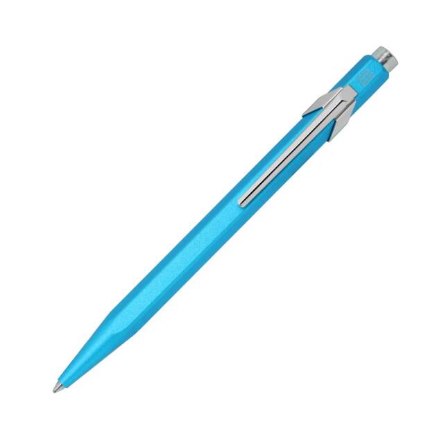 【即納可能】カランダッシュ（CARAN d'ACHE） 849 Office カラーマットX ターコイズ ボールペン NF0849-681