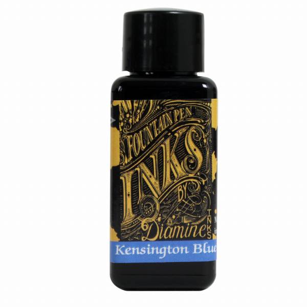 【即納可能】ダイアミン（DIAMINE） ボトルインク 30ml Kensington Blue 232 メール便可