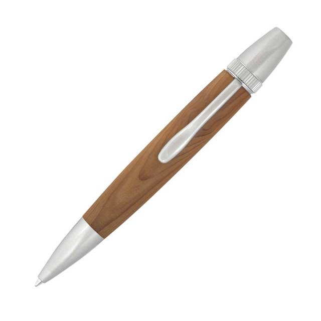 【即納可能】F-STYLE Wood Pen ハンドメイド 銘木ボールペン 一位 いちい 縁起杢 SP15200