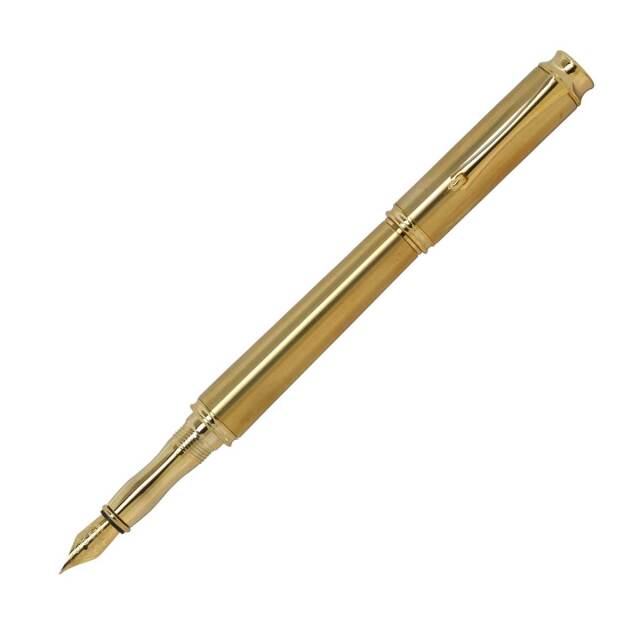 【即納可能】F-STYLE Metal Pen メタルペン 万年筆 KMM200 Gold