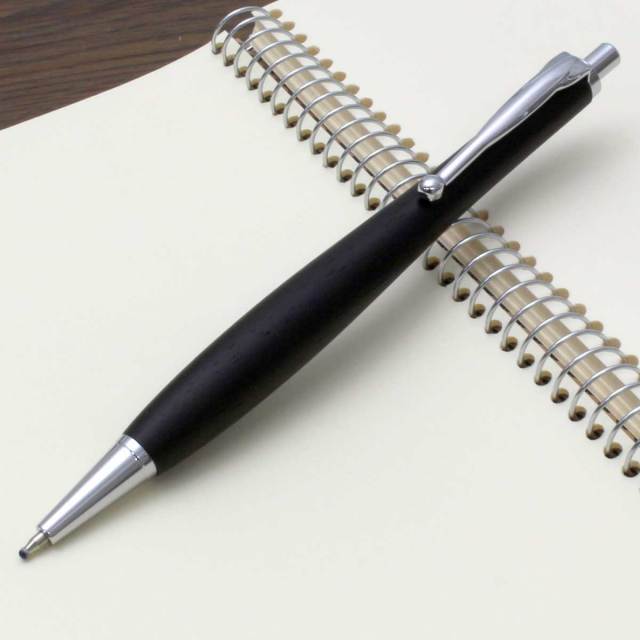 縞黒檀】パトリオットボールペン パトリオット（回転式木軸ボールペン