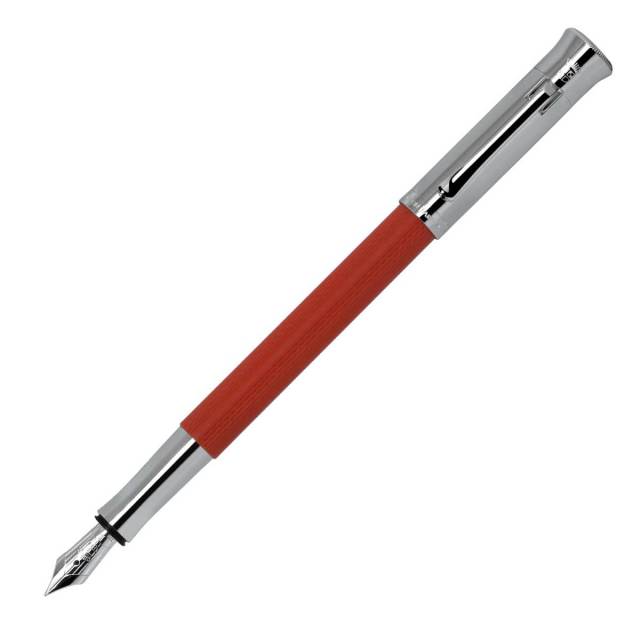 【即納可能】グラフ・フォン・ファーバーカステル（Faber Castell） ギロシェ INDIA RED インディアレッド 万年筆
