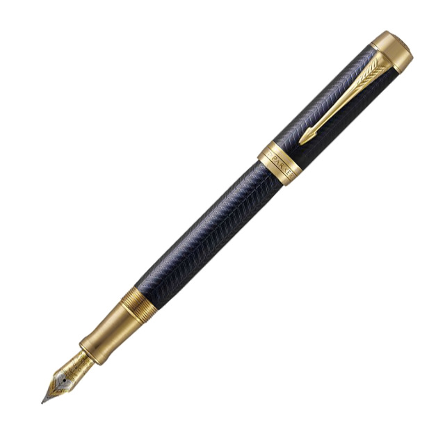 【お取り寄せ】パーカー（PARKER） デュオフォールド プレステージ ブルーシェブロンGT センテニアル 万年筆