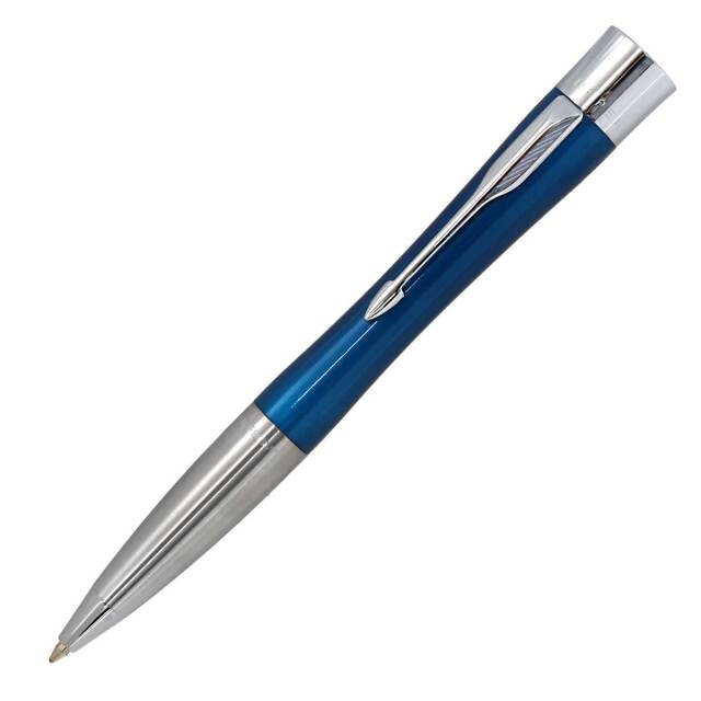 【即納可能】パーカー（PARKER） シヤチハタ ネームペン エアフロー マリンブルーCT 別注品ハンコ付き TKS-PKA-3