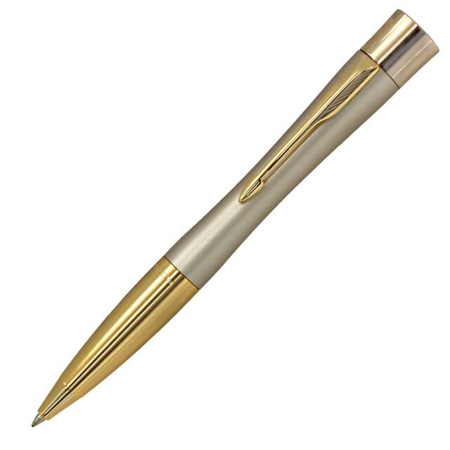【即納可能】パーカー（PARKER） シヤチハタ ネームペン エアフロー ゴールデンパールGT 別注品ハンコ付き TKS-PKA-G1