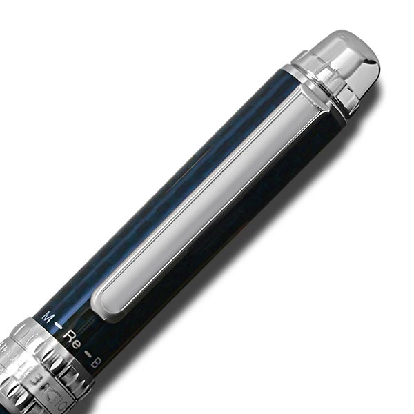 プラチナ萬年筆 Platinum 多機能ペンdouble 3 Action カーボン製 51 カーボンブルー Mwbc 5000 多機能ペン