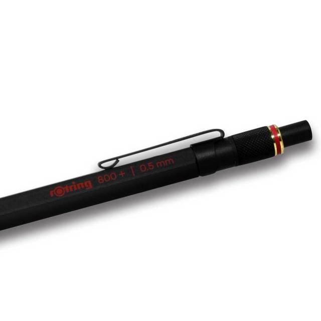 ROTRING800 ブラック0.5mm／Kaweco ブラック0.5mm Rotring 800 Drafting Pencil - 0.5 mm - Black Body | JetPens