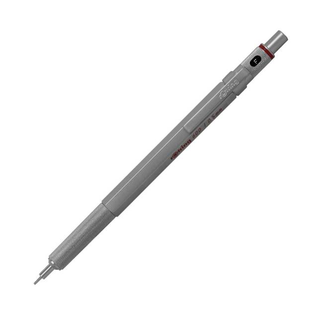 【即納可能】ロットリング（ROTRING） 600 シルバー ペンシル メール便可