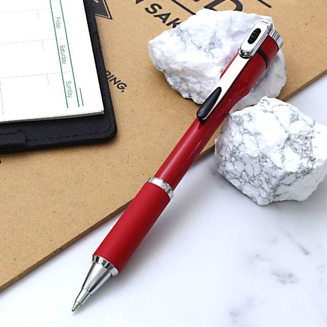 シヤチハタネームペンシヤチハタ ネームペン キャップレスS 赤 別注品