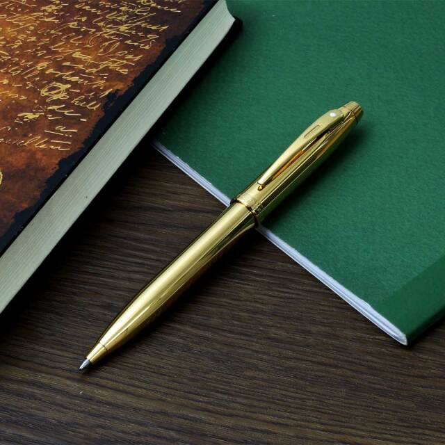 SHEAFFER ゴールドボールペン ケース付き SHEAFFER ゴールド ボールペン ケース付き 米国ヴィンテージ
