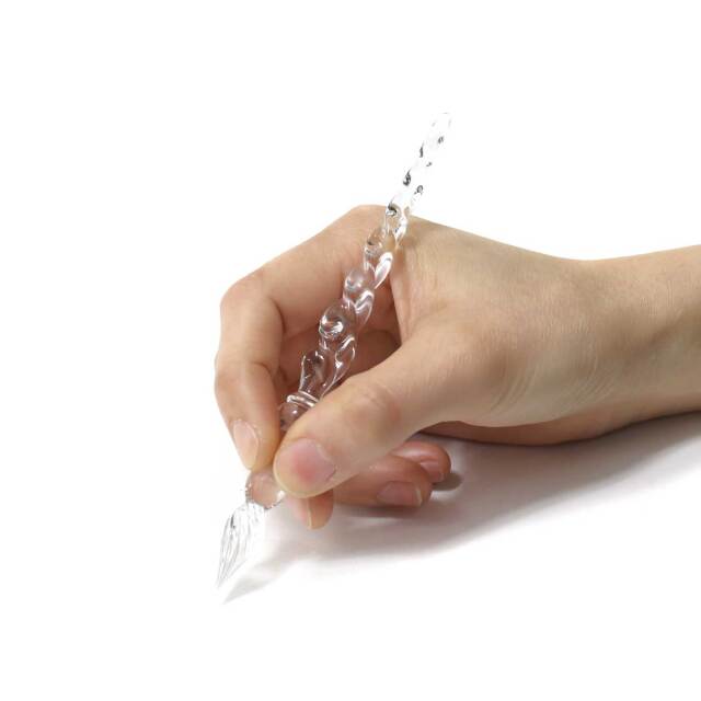 硝子工房 Sayori ガラスペンガラスペン kou 煌 mini クリア 水流