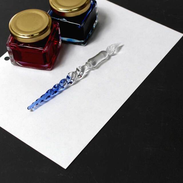 硝子工房 Sayori ガラスペンガラスペン kou 煌 mini 彩 ブルー