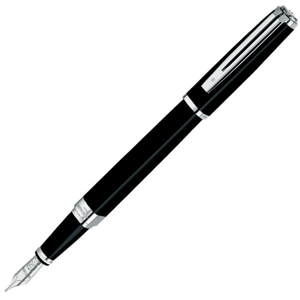 【お取り寄せ】ウォーターマン（WATERMAN） エクセプション スリム ブラック ラッカー ST 万年筆