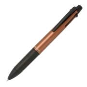【即納可能】三菱鉛筆（UNI） ピュアモルト ジェットストリームインサイド MSXE5-2005-05 4&1 0.5mm アンバーオレンジ 多機能ペン MSXE520050520 メール便可