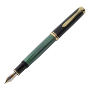 【即納可能】ペリカン（Pelikan） スーベレーン M800 グリーン縞 万年筆