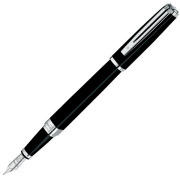 【お取り寄せ】ウォーターマン（WATERMAN） エクセプション スリム ブラック ラッカー ST 万年筆