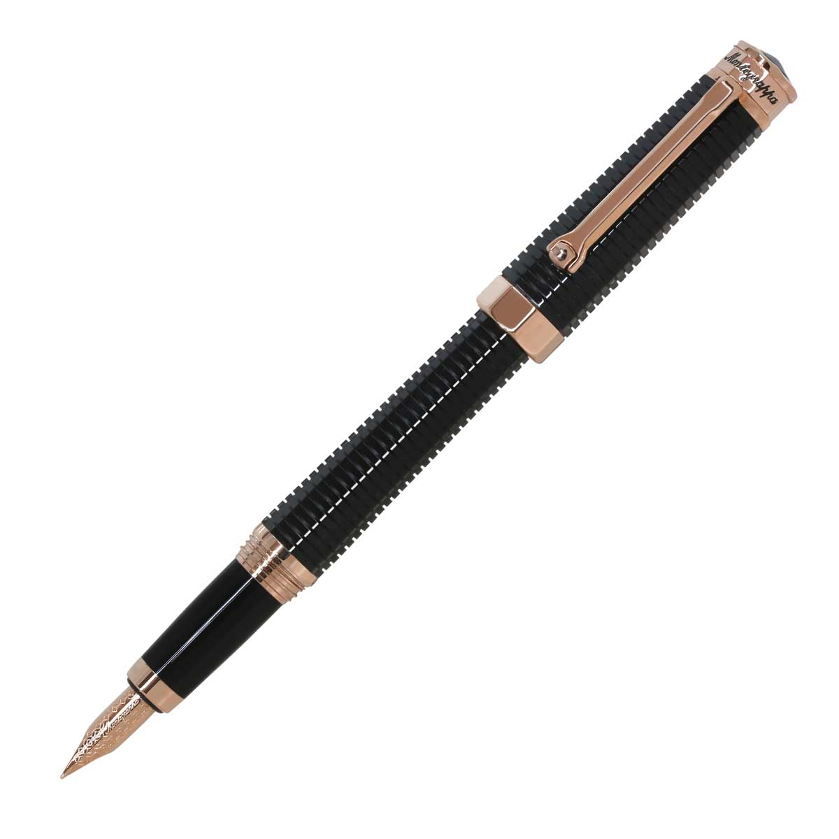 【即納可能】モンテグラッパ（Montegrappa） ネロウーノ リネア レッドゴールド 万年筆
