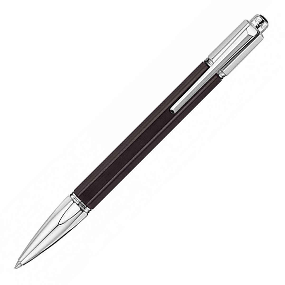 【お取り寄せ】カランダッシュ（CARAN d'ACHE） バリアス Ebony Silver エボニー シルバー ボールペン 4480-086