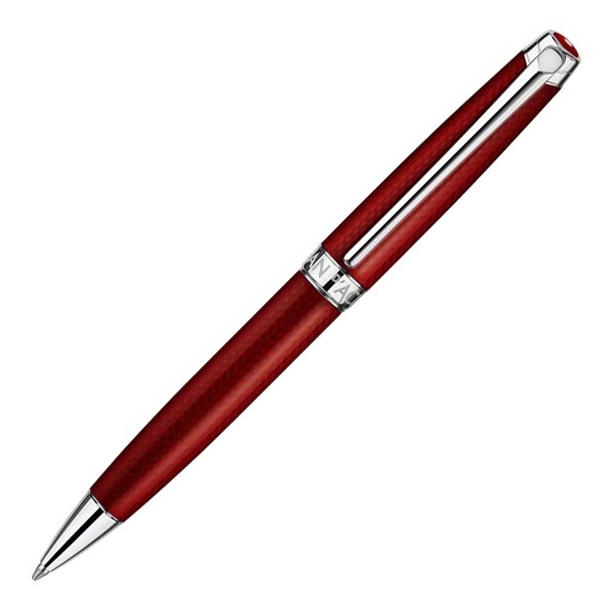 【お取り寄せ】カランダッシュ（CARAN d'ACHE） Leman レマン Rouge Carmin ルージュカーマイン ボールペン 4789-580