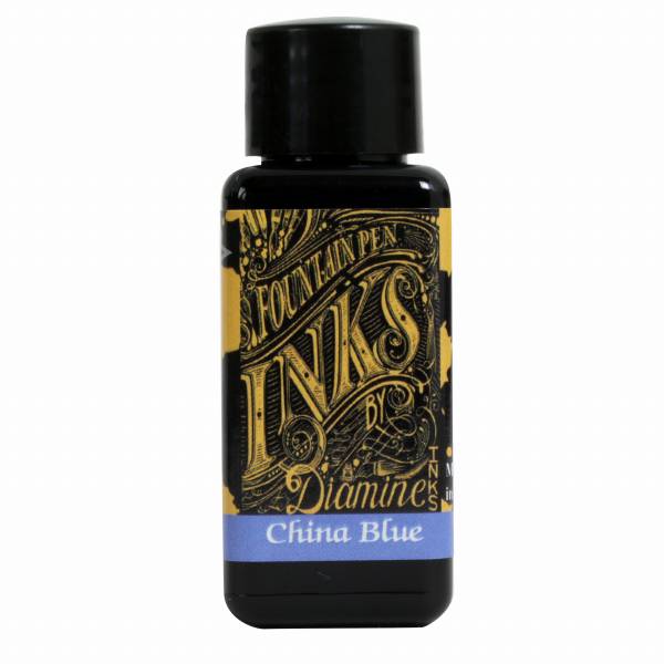 【即納可能】ダイアミン（DIAMINE） ボトルインク 30ml China Blue 226 メール便可