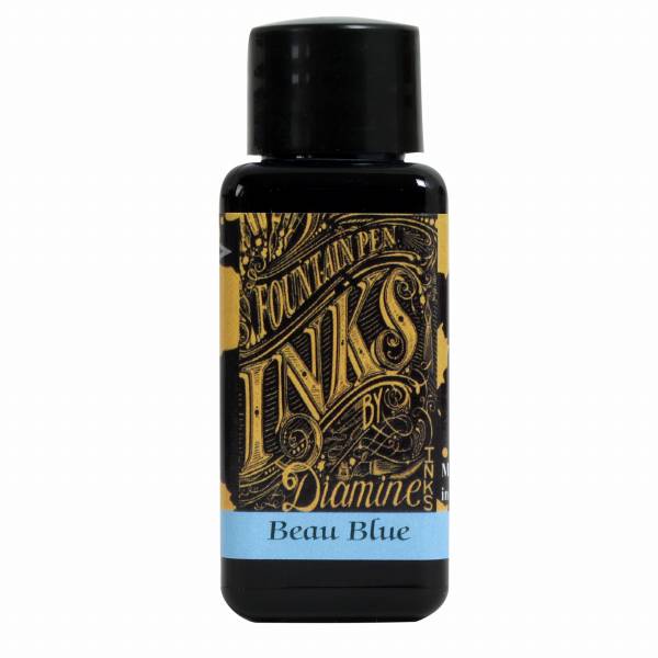 【即納可能】ダイアミン（DIAMINE） ボトルインク 30ml Beau Blue 285 メール便可