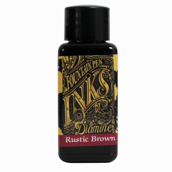 【即納可能】ダイアミン（DIAMINE） ボトルインク 30ml Rustic Brown 270 メール便可