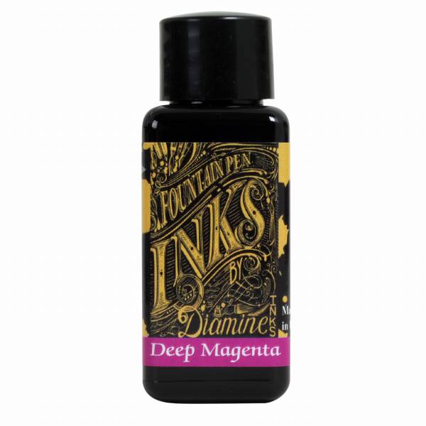 【即納可能】ダイアミン（DIAMINE） ボトルインク 30ml Deep Magenta 246 メール便可
