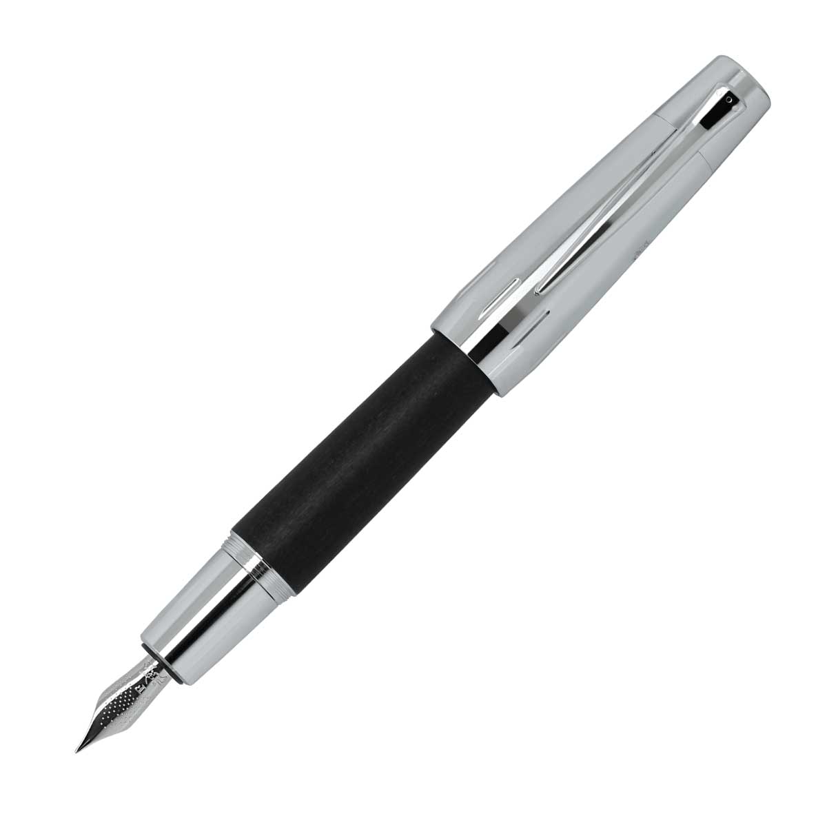 【お取り寄せ】ファーバーカステル（Faber Castell） エモーション ウッド&クローム 梨の木：ペアウッド ブラック 万年筆