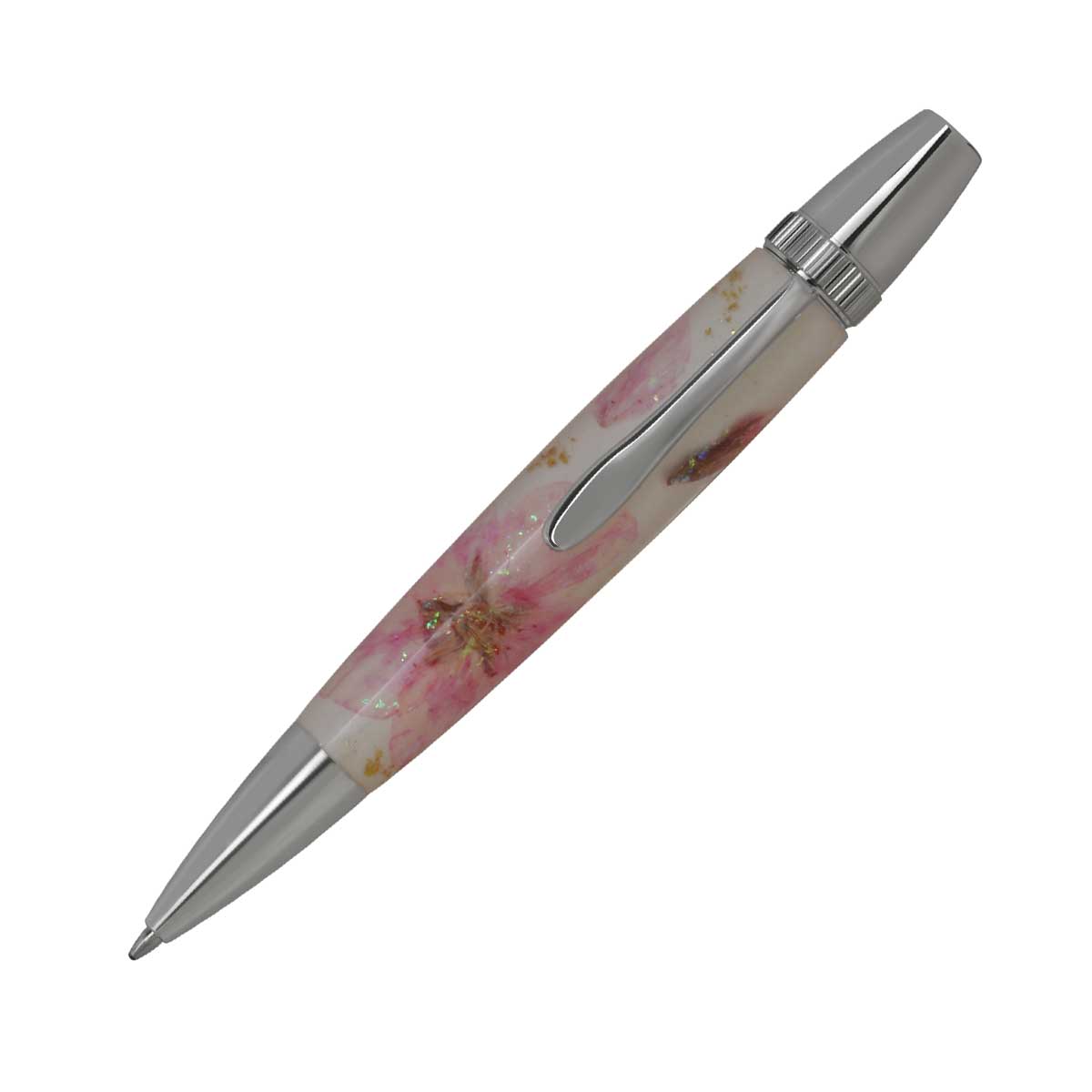 【即納可能】F-STYLE Flower Pen 押花 ボールペン TFB2020 桜 ソメイヨシノ 桃色