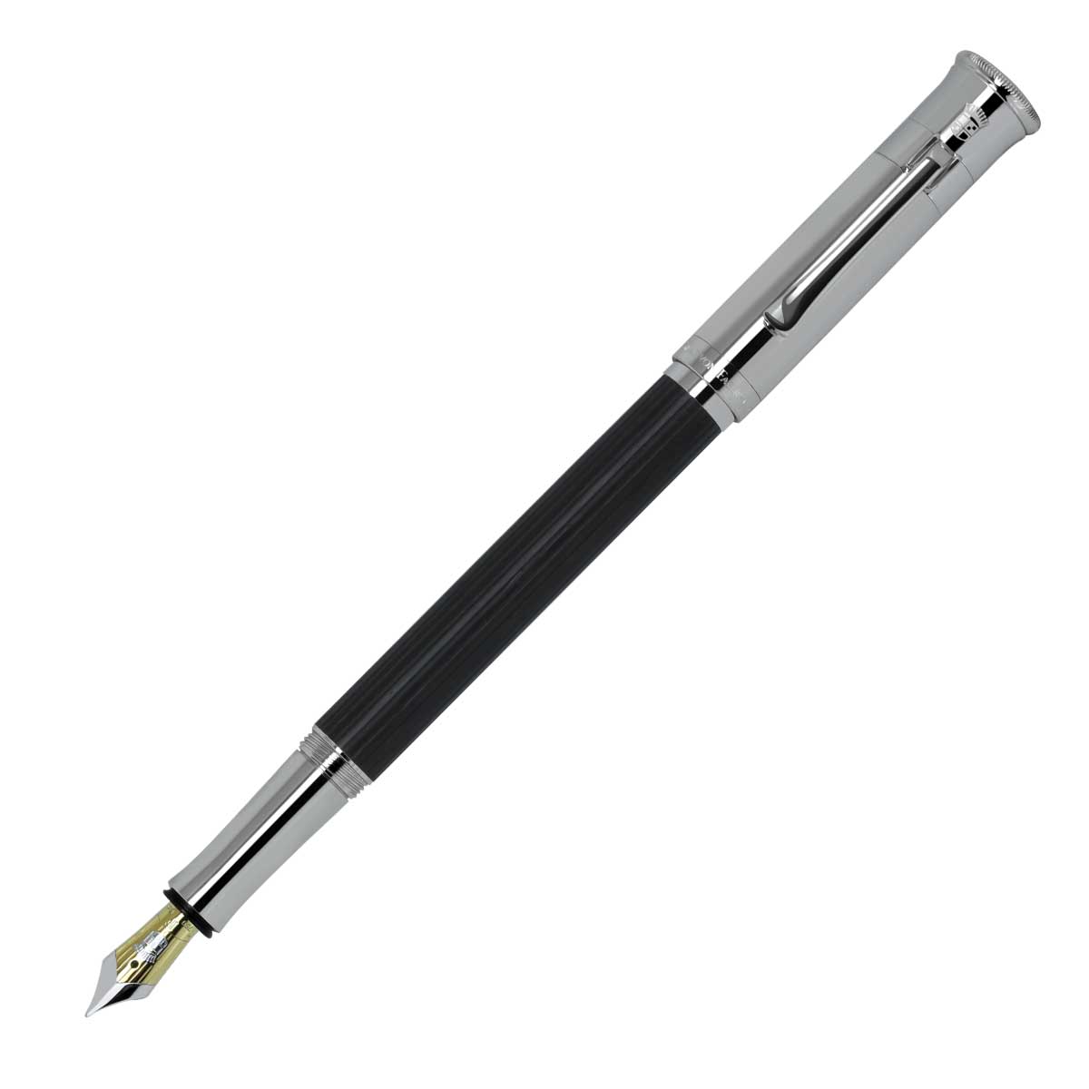 【お取り寄せ】グラフ・フォン・ファーバーカステル（Faber Castell） クラシックコレクション エボニー・プラチナコーティング 万年筆