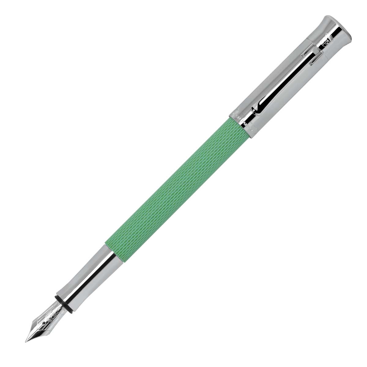 【即納可能】グラフ・フォン・ファーバーカステル（Faber Castell） ギロシェ VIPER GREEN ヴァイパーグリーン 万年筆